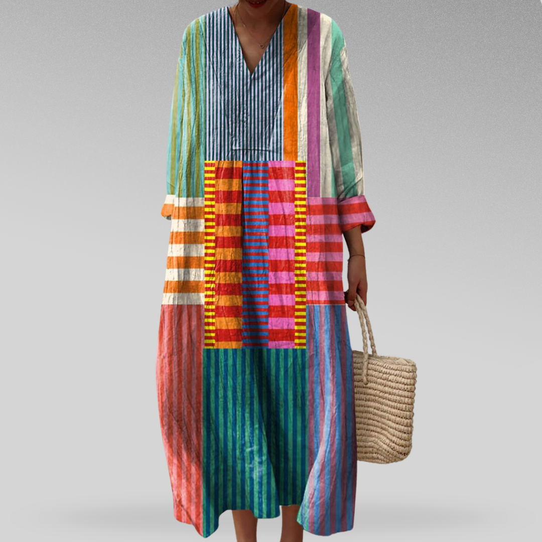 Elizia™ | Elegant Geometric Dress